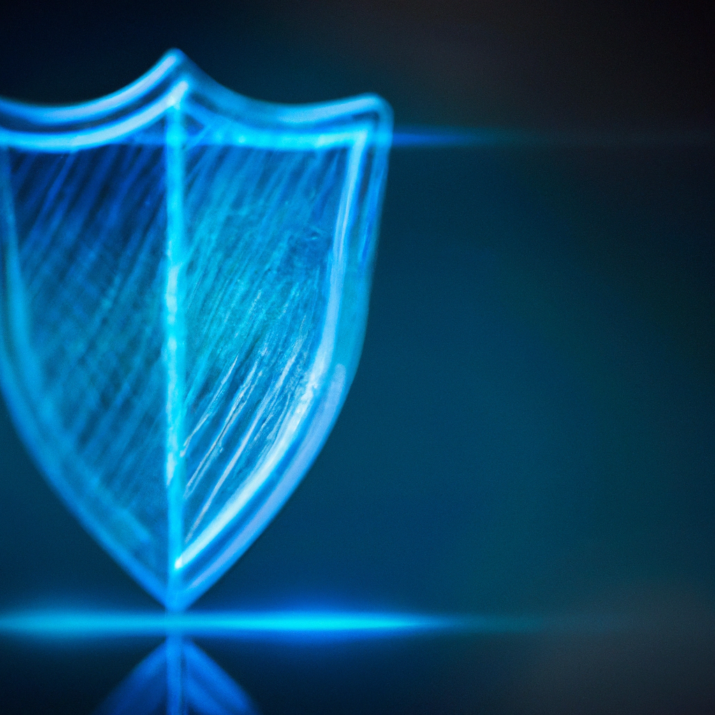 Ilustración de un escudo digital y candado simbolizando la protección de datos y privacidad en Chile