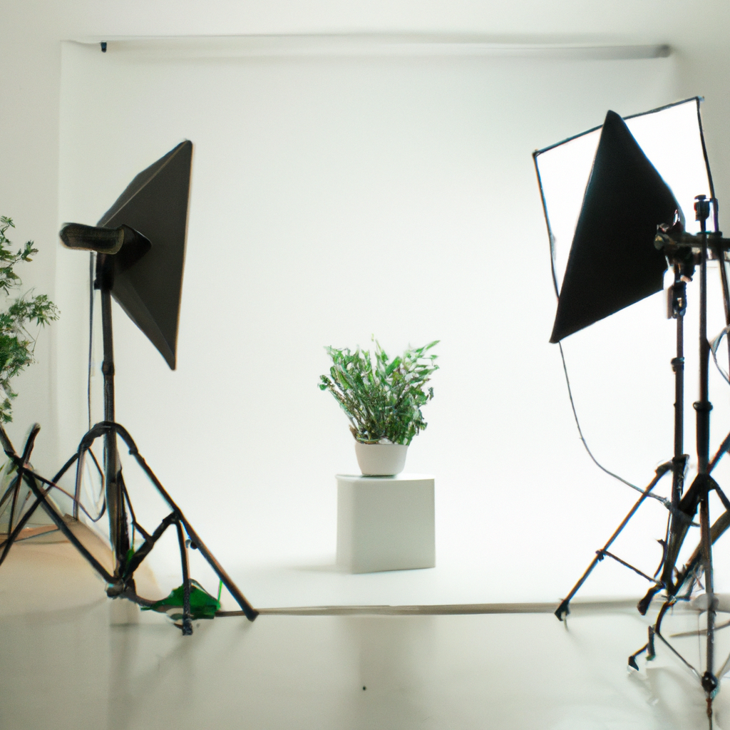 Nuestro estudio en Santiago iluminado por luz natural con un set minimalista